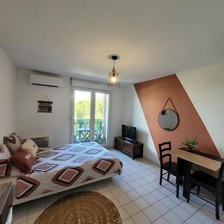Apartamento Charmant Studio Vue Sur Les Berges Du Lez Montpellier Exterior foto