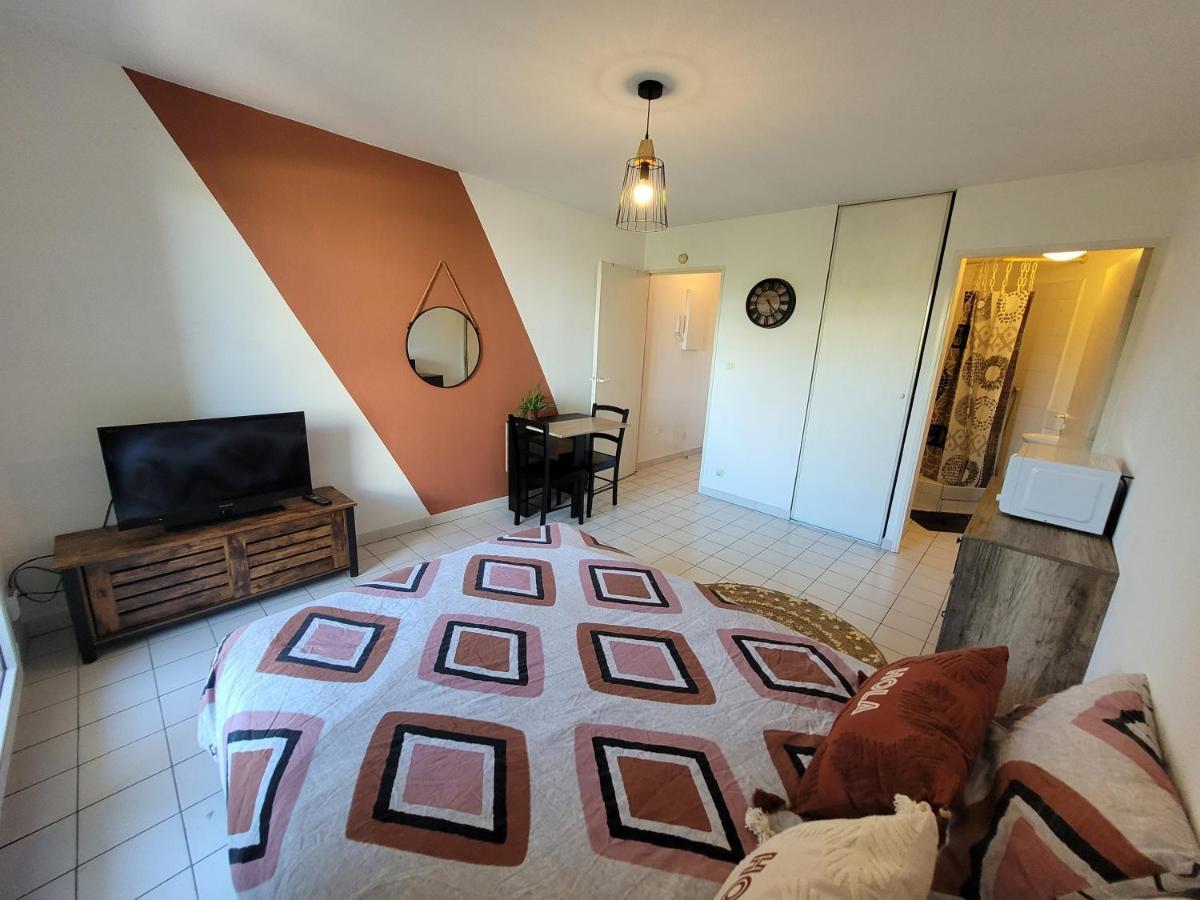 Apartamento Charmant Studio Vue Sur Les Berges Du Lez Montpellier Exterior foto