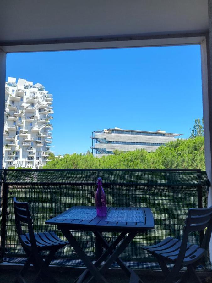Apartamento Charmant Studio Vue Sur Les Berges Du Lez Montpellier Exterior foto